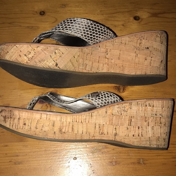 Sam Edelman Romy Wedge Sandals 9 - Picture 2 of 7